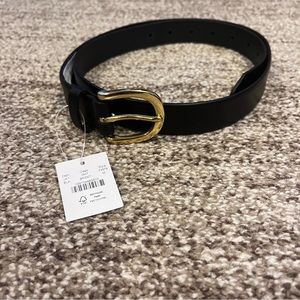 J.Crew Black Leather Belt